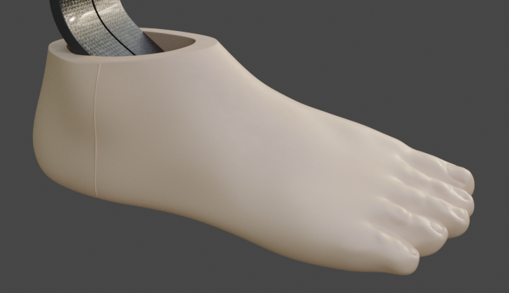 Prosthetic leg image